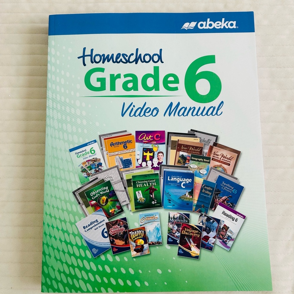 Abeka Homeschool Grade 6 Video Manual - Green